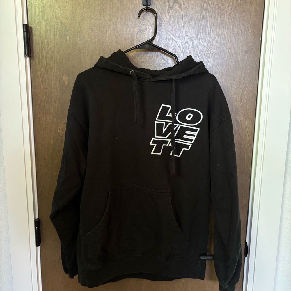 LOVETT black hoodie